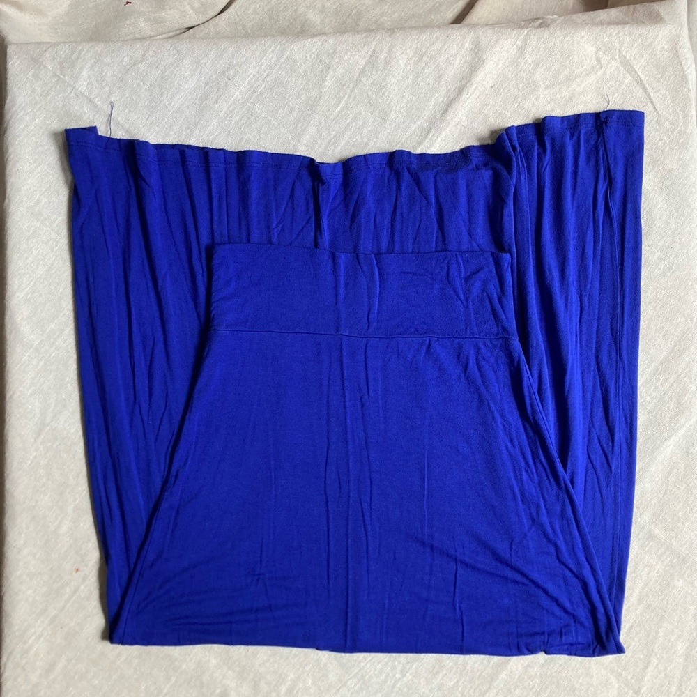 Vibrant Blue Maxi Skirt
